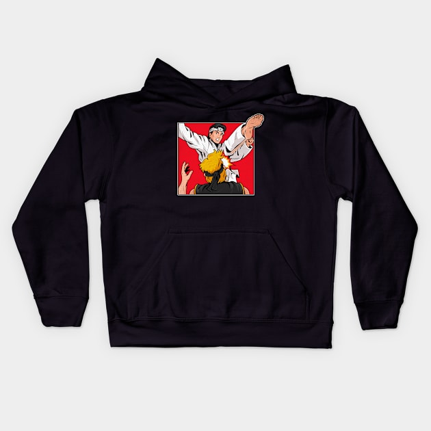 Karate Slap Kids Hoodie by JayHai